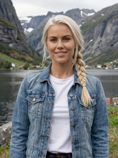 Ingrid, 28, Norwegian woman near a fjord - Norwegian single on Cdleusa dating platform