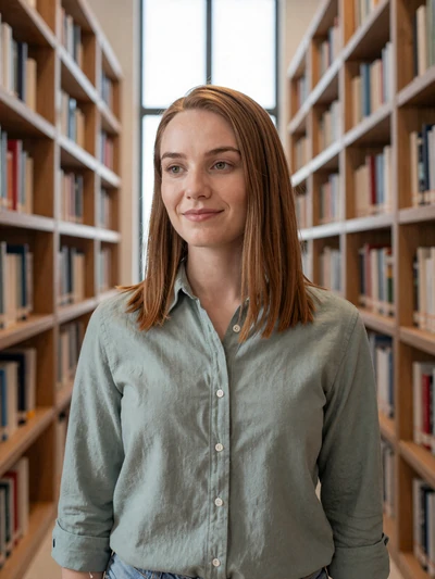 Anna, 26, German woman in a library setting - verified German single on Cdleusa